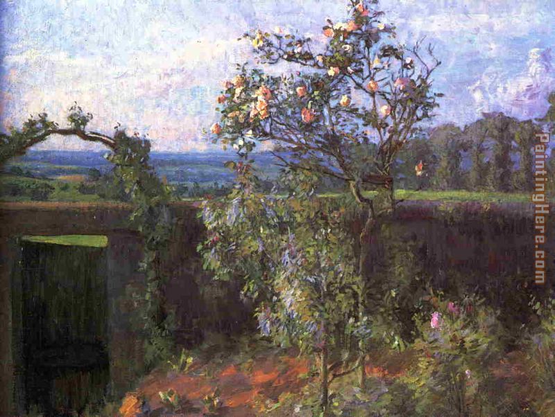 Gustave Caillebotte Landscape near Yerres